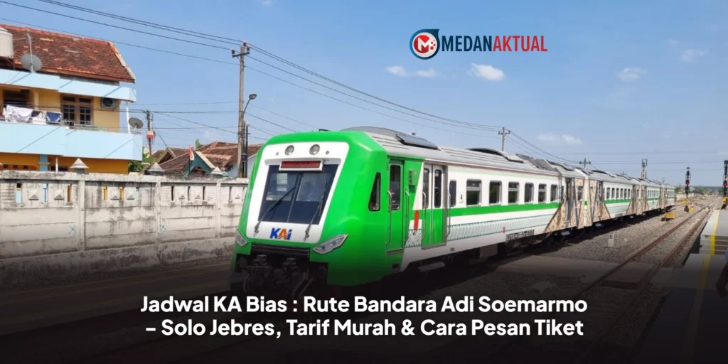 Jadwal KA Bias : Rute Bandara Adi Soemarmo - Solo Jebres, Tarif Murah & Cara Pesan Tiket