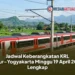 Jadwal Keberangkatan KRL Palur–Yogyakarta Minggu 19 April 2026 Lengkap