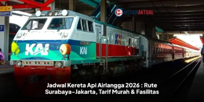 Jadwal Kereta Api Airlangga 2026 : Rute Surabaya-Jakarta, Tarif Murah & Fasilitas