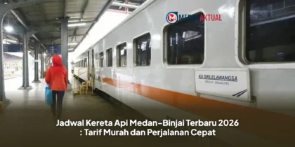 Jadwal Kereta Api Medan-Binjai Terbaru 2026 : Tarif Murah dan Perjalanan Cepat