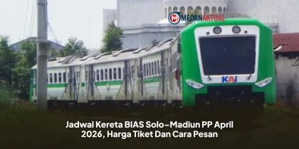 Jadwal Kereta BIAS Solo–Madiun PP April 2026, Harga Tiket Dan Cara Pesan