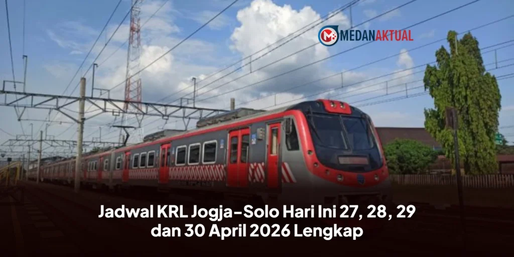 Jadwal KRL Jogja-Solo Hari Ini 27, 28, 29 dan 30 April 2026 Lengkap