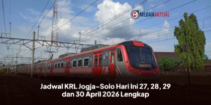 Jadwal KRL Jogja-Solo Hari Ini 27, 28, 29 dan 30 April 2026 Lengkap