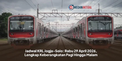 Jadwal KRL Jogja-Solo: Rabu 29 April 2026, Lengkap Keberangkatan Pagi Hingga Malam