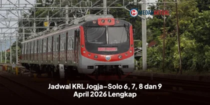 Jadwal KRL Jogja–Solo 6, 7, 8 dan 9 April 2026 Lengkap
