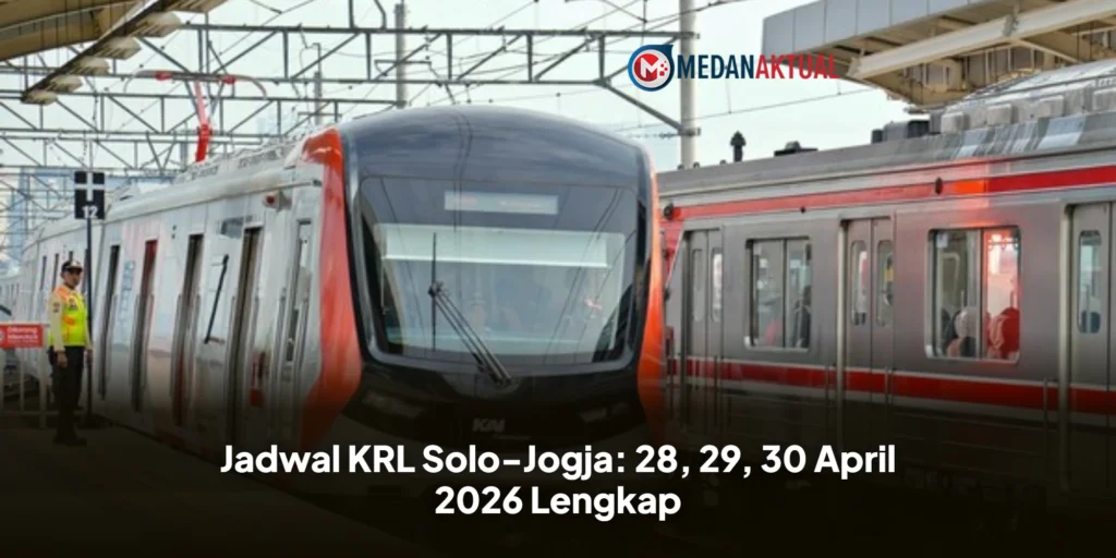 Jadwal KRL Solo-Jogja: 28, 29, 30 April 2026 Lengkap