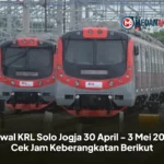 Jadwal KRL Solo Jogja 30 April - 3 Mei 2026, Cek Jam Keberangkatan Berikut