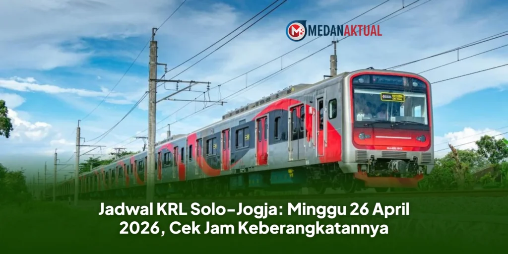 Jadwal KRL Solo-Jogja: Minggu 26 April 2026, Cek Jam Keberangkatannya