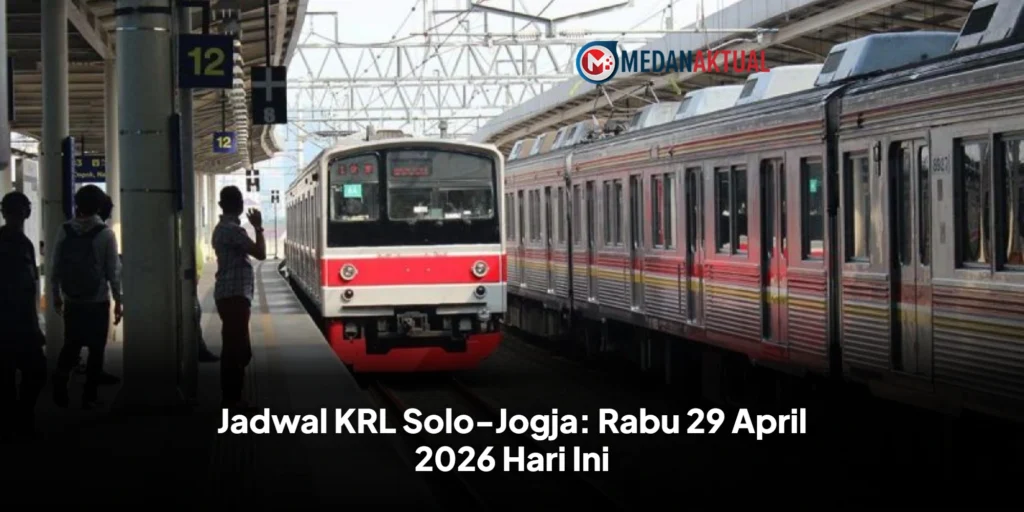 Jadwal KRL Solo-Jogja: Rabu 29 April 2026 Hari Ini