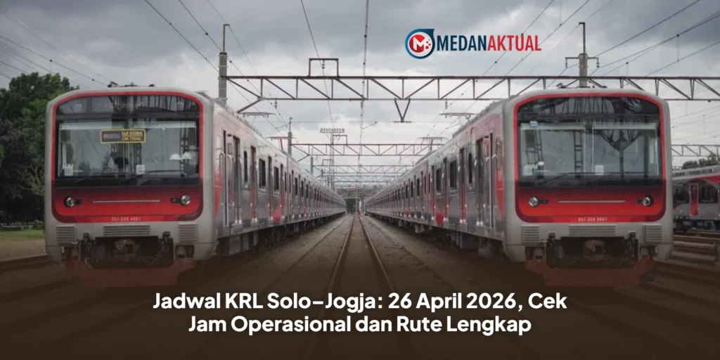 Jadwal KRL Solo–Jogja: 26 April 2026, Cek Jam Operasional dan Rute Lengkap
