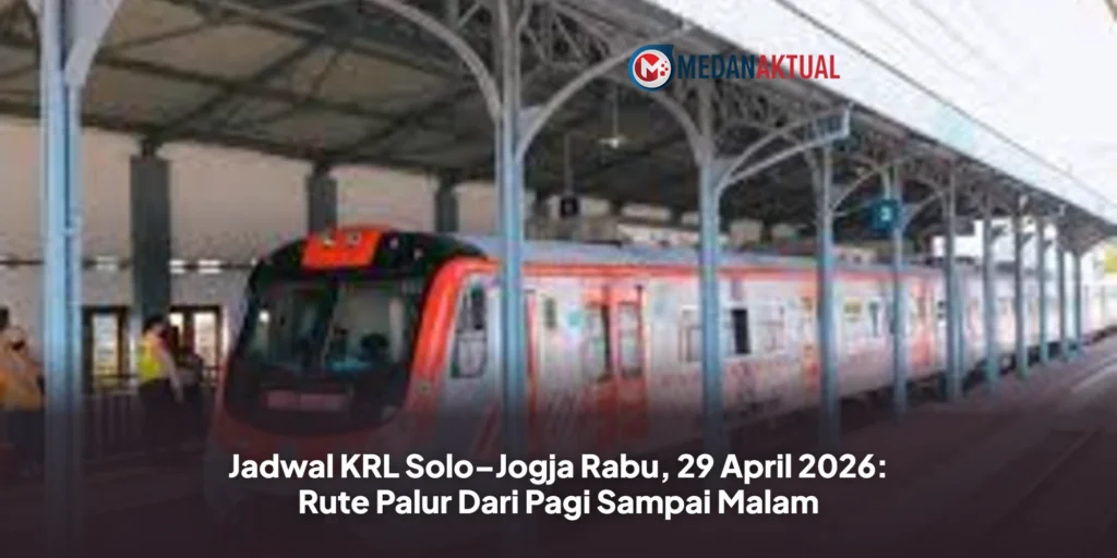 Jadwal KRL Solo–Jogja Rabu, 29 April 2026: Rute Palur Dari Pagi Sampai Malam