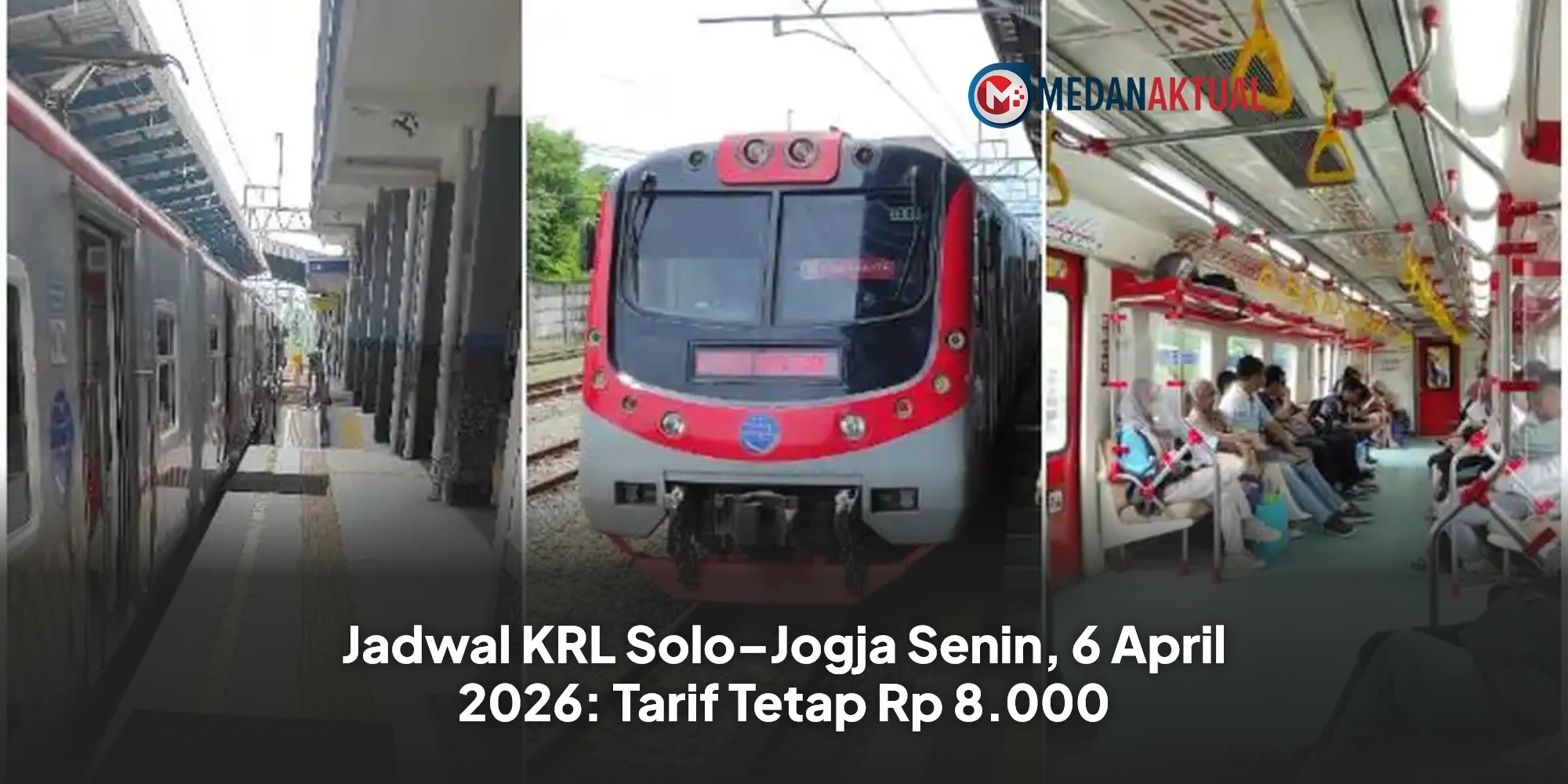 Jadwal KRL Solo–Jogja Senin, 6 April 2026: Tarif Tetap Rp 8.000