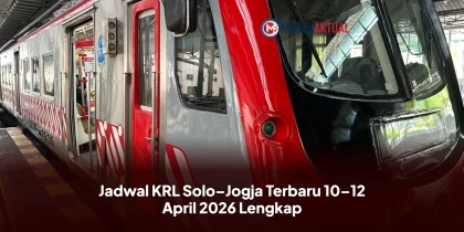 Jadwal KRL Solo–Jogja Terbaru 10–12 April 2026 Lengkap