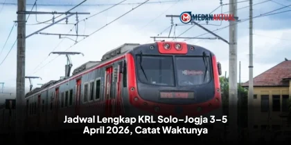 Jadwal Lengkap KRL Solo–Jogja 3–5 April 2026, Catat Waktunya
