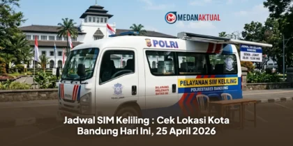 Jadwal SIM Keliling : Cek Lokasi Kota Bandung Hari Ini, 25 April 2026