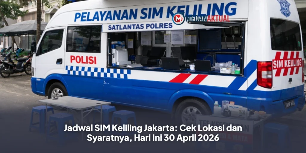 Jadwal SIM Keliling Jakarta: Cek Lokasi dan Syaratnya, Hari Ini 30 April 2026