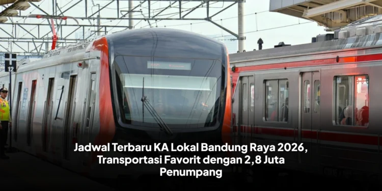 Jadwal Terbaru KA Lokal Bandung Raya 2026, Transportasi Favorit dengan 2,8 Juta Penumpang