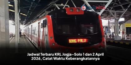 Jadwal Terbaru KRL Jogja–Solo 1 dan 2 April 2026, Catat Waktu Keberangkatannya