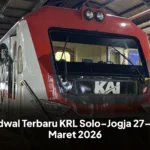 Jadwal Terbaru KRL Solo–Jogja 27–29 Maret 2026