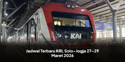 Jadwal Terbaru KRL Solo–Jogja 27–29 Maret 2026