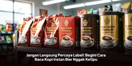 Jangan Langsung Percaya Label! Begini Cara Baca Kopi Instan Biar Nggak Ketipu