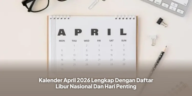 Kalender April 2026 Lengkap Dengan Daftar Libur Nasional Dan Hari Penting