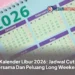Kalender Libur 2026: Jadwal Cuti Bersama Dan Peluang Long Weekend