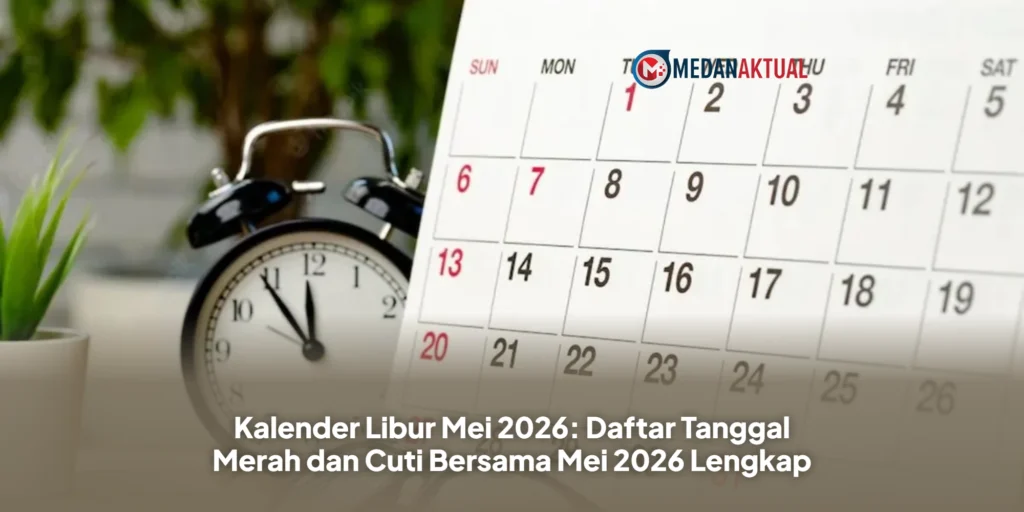 Kalender Libur Mei 2026: Daftar Tanggal Merah dan Cuti Bersama Mei 2026 Lengkap