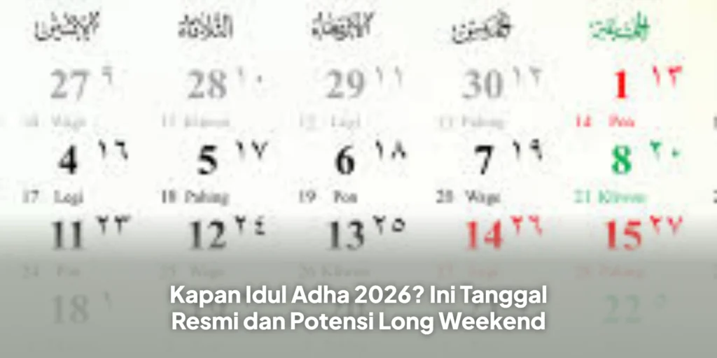 Kapan Idul Adha 2026? Ini Tanggal Resmi dan Potensi Long Weekend