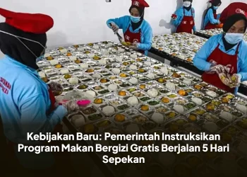 Kebijakan Baru: Pemerintah Instruksikan Program Makan Bergizi Gratis Berjalan 5 Hari Sepekan