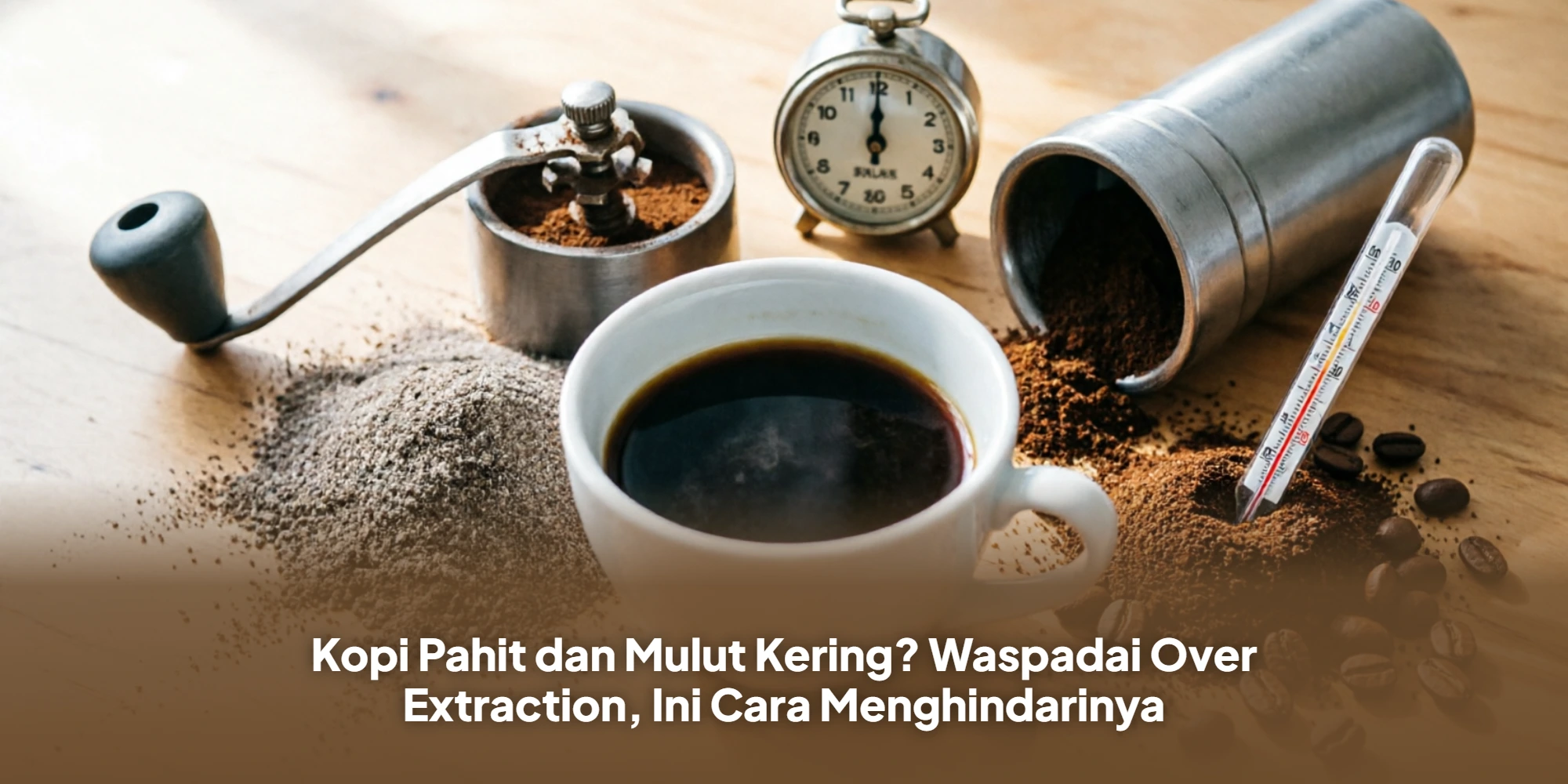 Kopi Pahit dan Mulut Kering? Waspadai Over Extraction, Ini Cara Menghindarinya