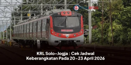 KRL Solo-Jogja : Cek Jadwal Keberangkatan Pada 20-23 April 2026