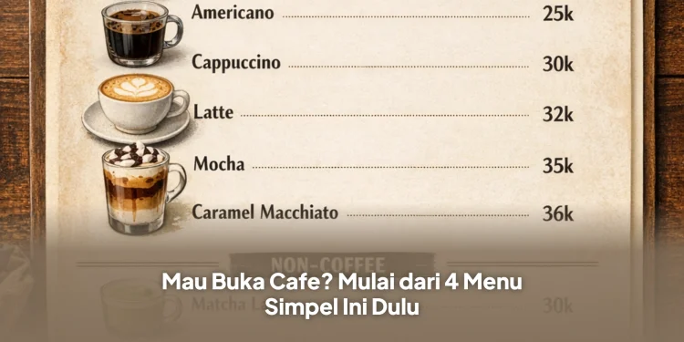 Mau Buka Cafe? Mulai dari 4 Menu Simpel Ini Dulu