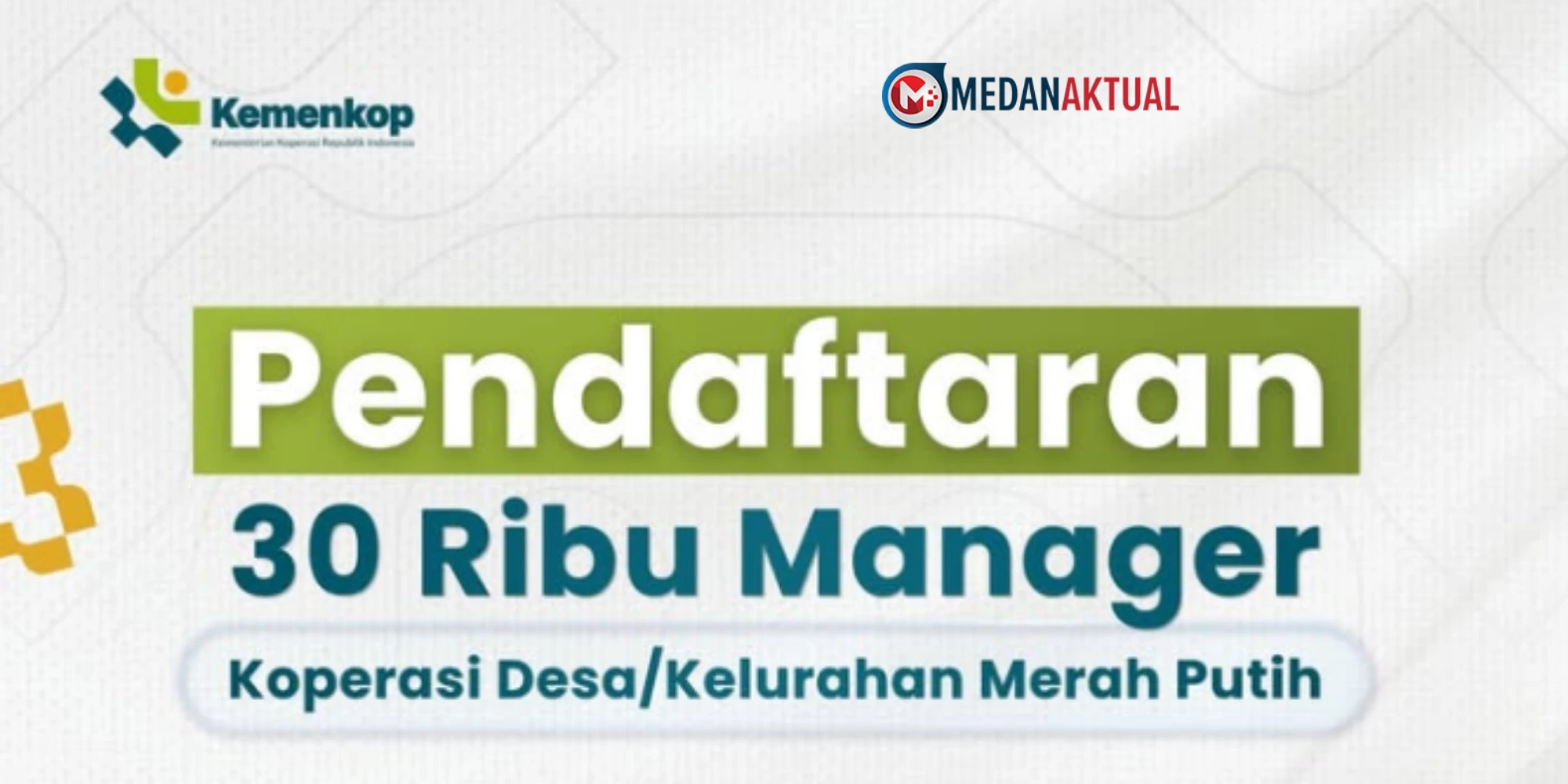 BUMN Buka Lowongan Manajer Kopdes Secara Massal, Cek Cara Daftarnya