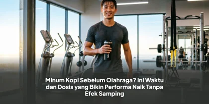 kopi pre workout, manfaat kopi sebelum olahraga, minum kopi sebelum gym, kafein dan performa olahraga, kopi untuk stamina