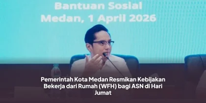 Pemerintah Kota Medan Resmikan Kebijakan Bekerja dari Rumah (WFH) bagi ASN di Hari Jumat