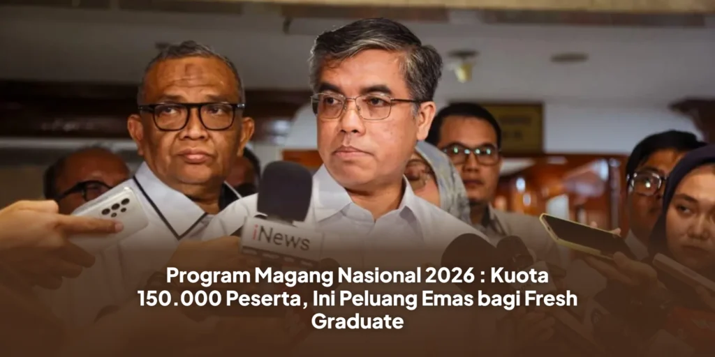 Program Magang Nasional 2026 : Kuota 150.000 Peserta, Ini Peluang Emas bagi Fresh Graduate