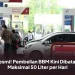 Resmi! Pembelian BBM Kini Dibatasi Maksimal 50 Liter per Hari