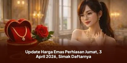 Update Harga Emas Perhiasan Jumat, 3 April 2026, Simak Daftarnya