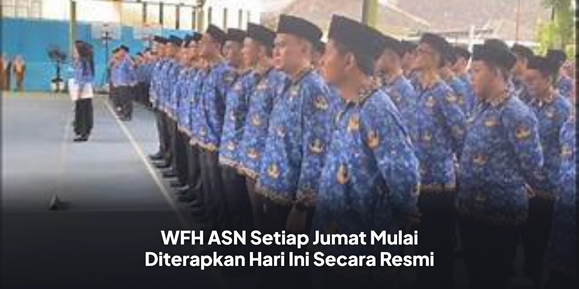 WFH ASN Setiap Jumat Mulai Diterapkan Hari Ini Secara Resmi