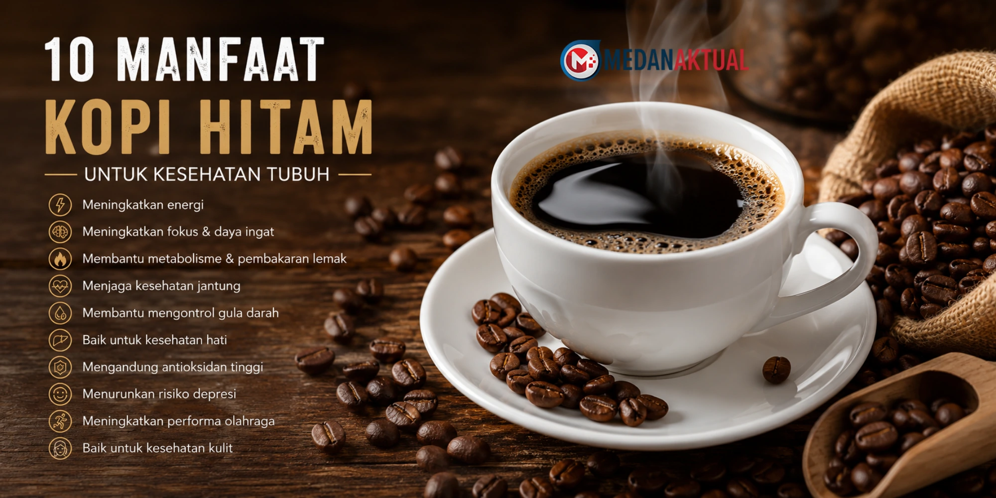 10 Manfaat Kopi Hitam untuk Kesehatan, Bantu Jaga Jantung hingga Tingkatkan Fokus