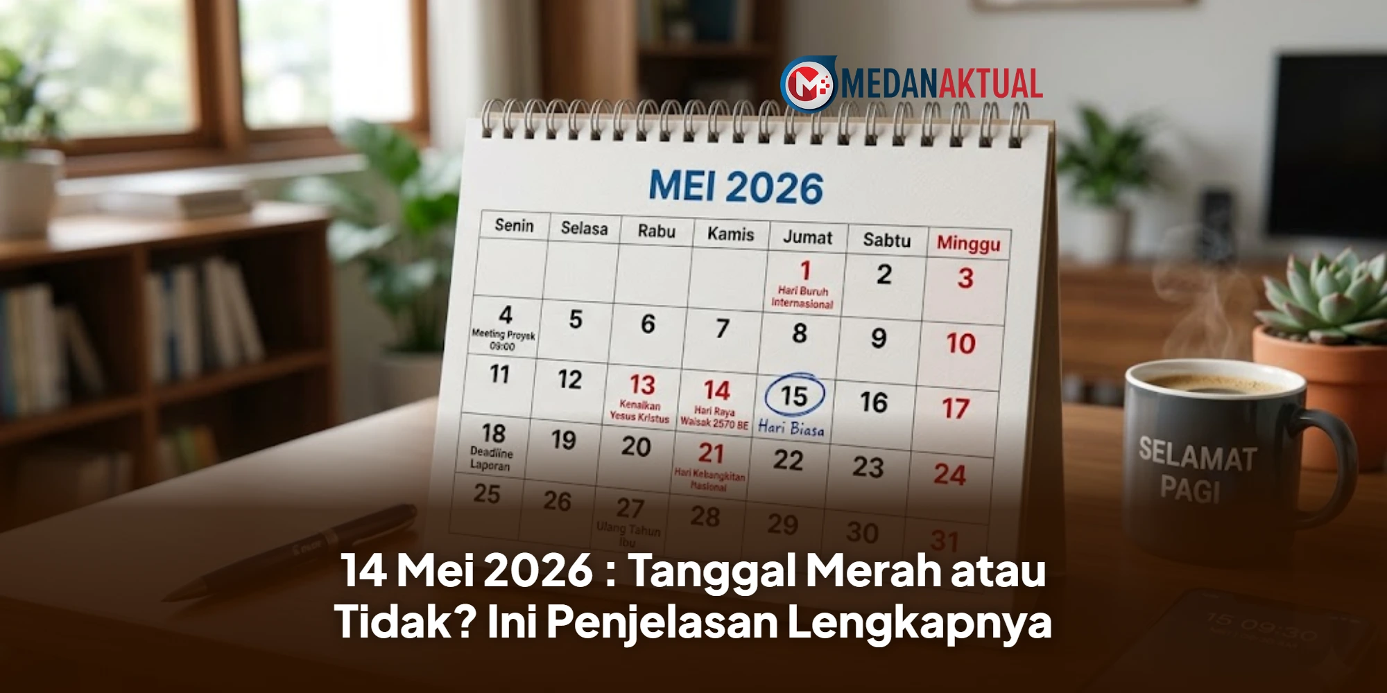 14 Mei 2026 : Tanggal Merah atau Tidak? Ini Penjelasan Lengkapnya