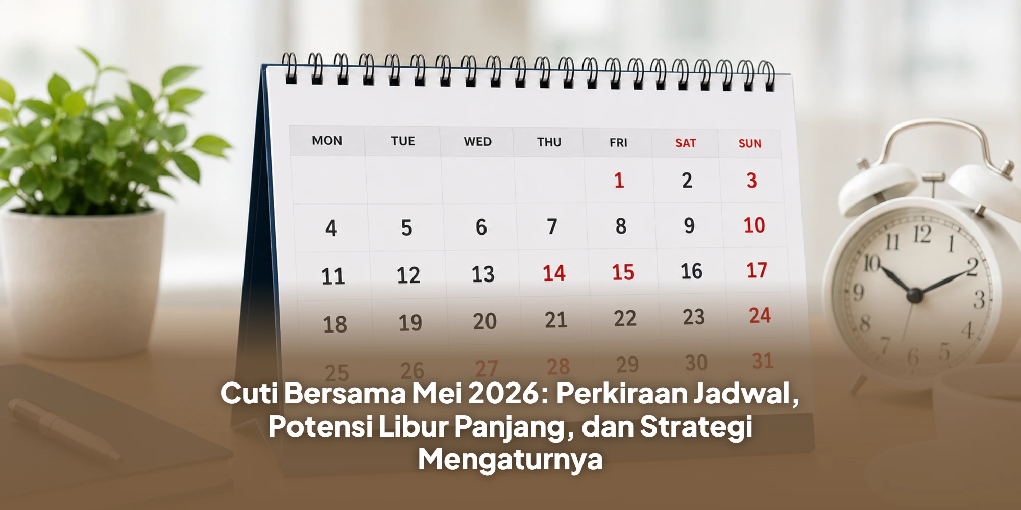 Cuti Bersama Mei 2026: Perkiraan Jadwal, Potensi Libur Panjang, dan Strategi Mengaturnya