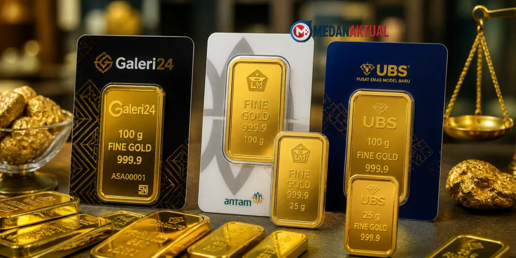 Harga Emas Pegadaian Hari Ini 1 Mei 2026: Update Galeri24, Antam, dan UBS