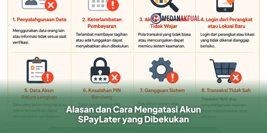 Alasan dan Cara Mengatasi Akun SPayLater yang Dibekukan