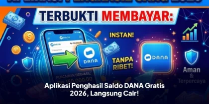 Aplikasi Penghasil Saldo DANA Gratis 2026, Langsung Cair!