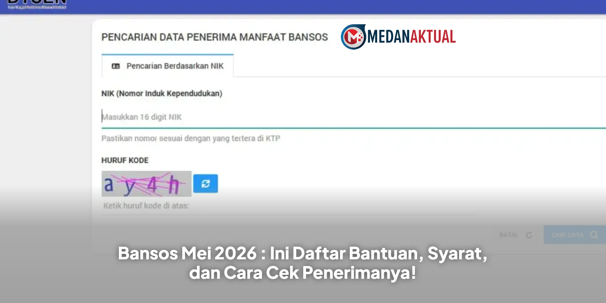 Bansos Mei 2026 : Ini Daftar Bantuan, Syarat, dan Cara Cek Penerimanya!