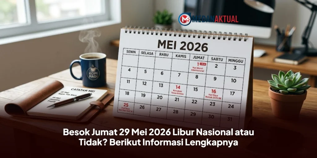 Besok Jumat 29 Mei 2026 Libur Nasional atau Tidak? Berikut Informasi Lengkapnya