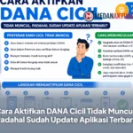 Cara Aktifkan DANA Cicil Tidak Muncul, Padahal Sudah Update Aplikasi Terbaru