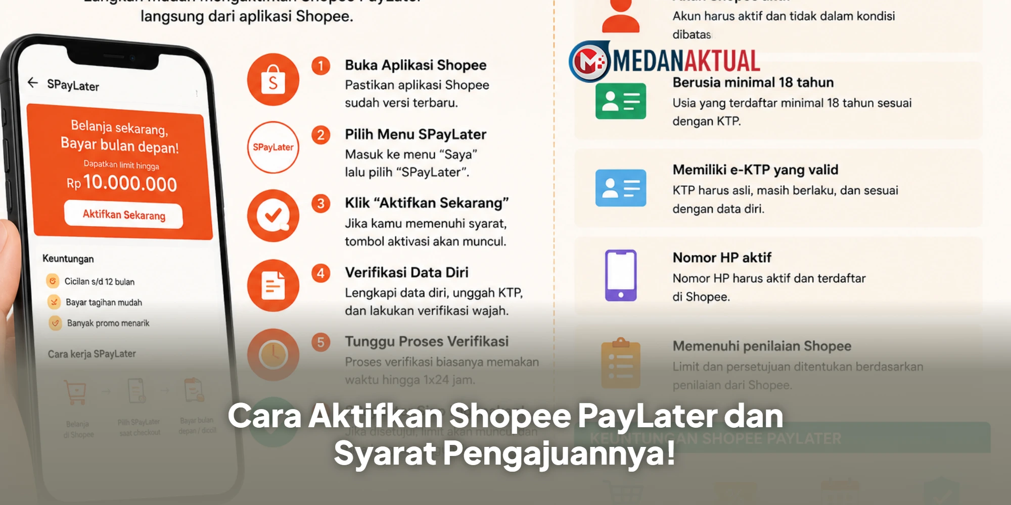 Cara Aktifkan Shopee PayLater dan Syarat Pengajuannya!